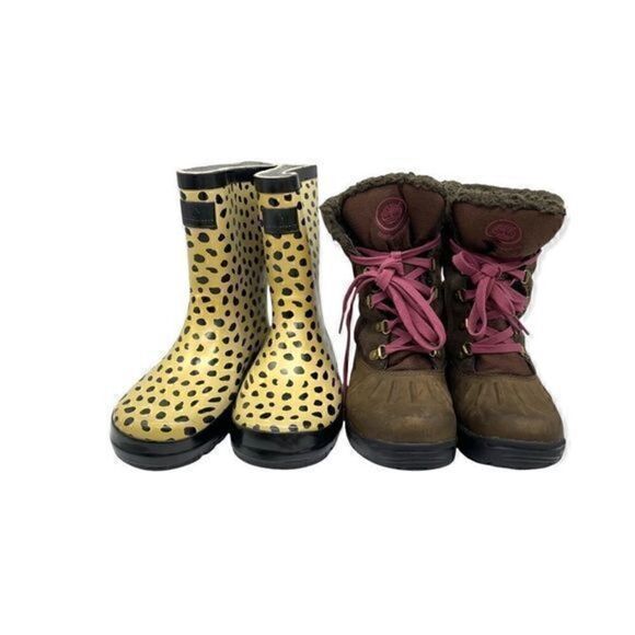 Two pair of kids boots bundle - Picture 1 of 12